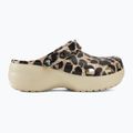 Women's Crocs Classic Platform Animal Remix slides bone/leopard 3