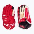 CCM Tacks 4R Pro2 SR hockey gloves red