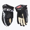 CCM JetSpeed FT4 SR hockey gloves black/white 2