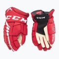 CCM children's hockey gloves JetSpeed FT4 JR red/white 2
