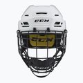 CCM Tacks 210 Combo white hockey helmet 2