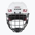 CCM Tacks 70 Combo white hockey helmet 2