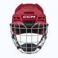 CCM Tacks 70 Combo hockey helmet red 2