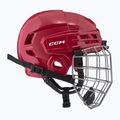 CCM Tacks 70 Combo hockey helmet red 3