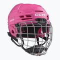 CCM Tacks 70 Combo pink children's hockey helmet