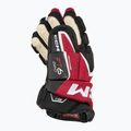 CCM JetSpeed FT6 Pro SR hockey gloves black/red/white 3