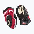 Children's hockey gloves CCM JetSpeed FT6 Pro JR black/red/white 2