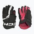 CCM Next YTH children's hockey gloves black/white