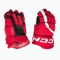 Children's hockey gloves CCM Next YTH red/white