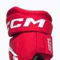 Children's hockey gloves CCM Next YTH red/white 4