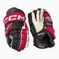 CCM Tacks XF Pro SR hockey gloves black/red/white 2