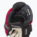 CCM Tacks XF Pro SR hockey gloves black/red/white 4