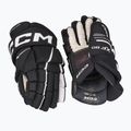 CCM Tacks XF80 SR black/white hockey gloves 2