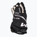 CCM Tacks XF80 SR black/white hockey gloves 3