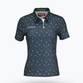 Women's polo shirt CCM Golf Polo Palms dark mint