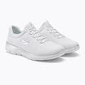 Women's training shoes SKECHERS Summits white/silver 4