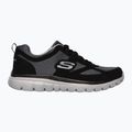 SKECHERS Burns Agoura black/gray men's shoes 8