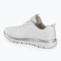 SKECHERS Graceful Get Connected white/silver women's shoes 3