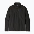 Men's Patagonia Better Sweater 1/4 Zip fleece sweatshirt black 4