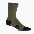 Fox Racing 8 Ranger olive green cycling socks