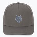 Baseball cap Fox Racing Fox Head Flexfit steel grey 2