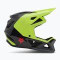 Fox Racing Rampage Barge fluorescent yellow bike helmet 2