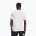 Men's Under Armour Sportstyle Left Chest SS training t-shirt white/black 2
