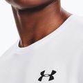 Men's Under Armour Sportstyle Left Chest SS training t-shirt white/black 3