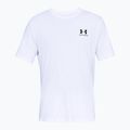 Men's Under Armour Sportstyle Left Chest SS training t-shirt white/black 8