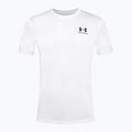 Men's Under Armour Sportstyle Left Chest SS training t-shirt white/black 4