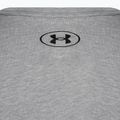 Men's Under Armour Sportstyle Left Chest SS steel light heather/black training t-shirt 7