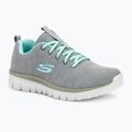 SKECHERS Graceful Twisted Fortune women's training shoes gray/mint