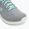 SKECHERS Graceful Twisted Fortune women's training shoes gray/mint 7