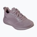 Women's SKECHERS Bobs Sport Squad Tough Talk mauve shoes 8