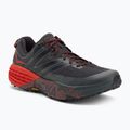 HOKA Speedgoat 3 running shoe dark shadow/poppy red
