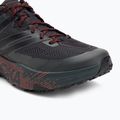 HOKA Speedgoat 3 running shoe dark shadow/poppy red 7