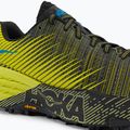 Women's running shoes HOKA Evo Speedgoat black/yellow 1111430-CIB 11
