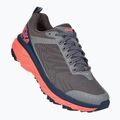 Women's running shoes HOKA Challenger ATR 5 charcoal gray/fusion coral 8