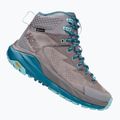Women's trekking boots HOKA Kaha GTX frost gray/aqua haze 7