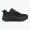 Women's running shoes HOKA Bondi 7 black/black 2