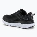 Women's running shoes HOKA Bondi 7 black/white 3