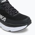 Women's running shoes HOKA Bondi 7 black/white 7