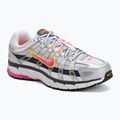 Women's shoes Nike P-6000 white/metallic platinum/laser fuchsia