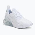 Children's shoes Nike Air Max 270 white/metallic silver/white