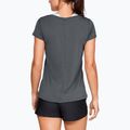 Women's training t-shirt Under Armour HG Armour pitch gray light heather/metallic silver 3