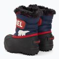 Sorel Snow Commander nocturnal/sail red children's snow boots 3