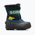 Sorel Snow Commander junior snow boots black/super blue 7