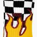 Men's Vans Flame Check Crew socks black/white/check/flame 3