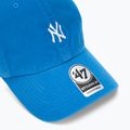 47 Brand MLB New York Yankees Base Runner cap CLEAN UP blue once 3