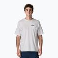 Men's Patagonia P-6 Logo Responsibili-Tee trekking t-shirt white